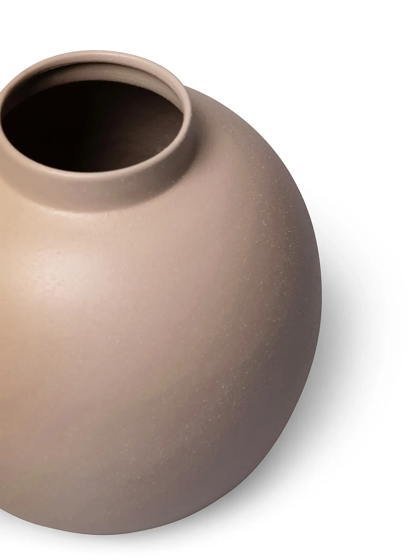 FYNCH HATTON | Metallvase 19cm klein MOYA Elephant Grey | 